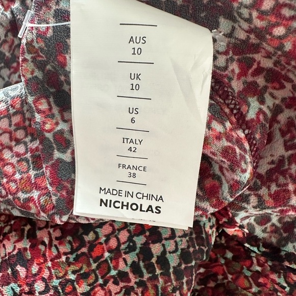 NICHOLAS Devan Gathered Snake-print Crepe Mini Dress In Burgundy - Picture 11 of 11